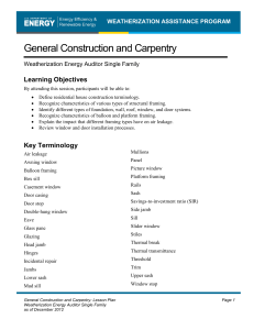 General Construction and Carpentry