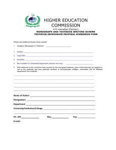 Textbook & Monograph proposal submission form