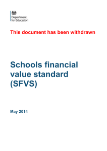 SFVS assessment form 2014