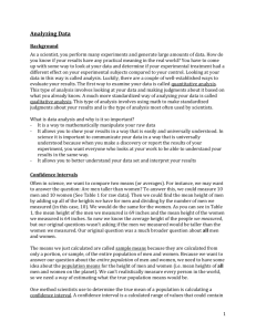 NGSS Data Analysis