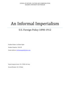 An Informal Imperialism - Erasmus University Thesis Repository