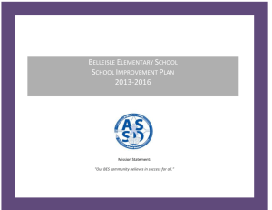 BES School Imp Plan 2013-16