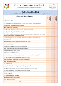 Creating Worksheets [MS Word, 78 Kb]
