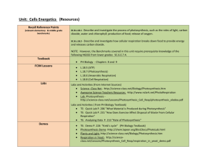 Energetics Resources