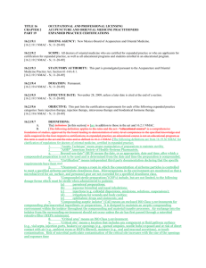 TITLE 16 OCCUPATIONAL AND PROFESSIONAL LICENSING