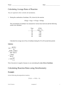 Appendix C- reaction rates practice problems answers