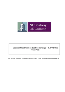 04/05 - Information Booklet - National University of Ireland, Galway