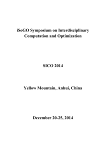 sico-program - International Society of Global Optimization