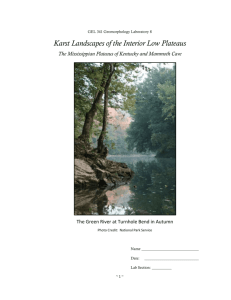 Karst Landscapes of the Interior Low Plateaus