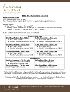 PDF version of Tuition & Fees 2015-2016