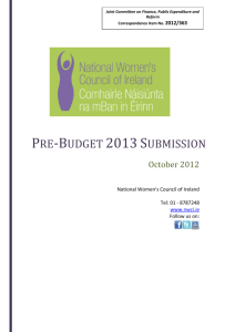 National Women`s Council of Ireland Pre