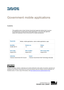 Government mobile applications - enterprisesolutions.vic.gov.au