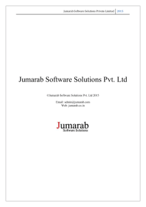 Portfolio - Why Jumarab Software Solutions