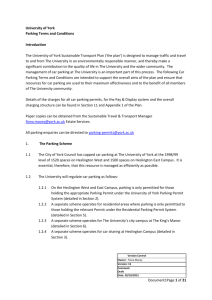 Parking Term and Conditions