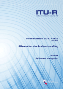 Recommendation ITU-R P.840-6