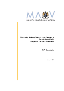 Electricity Safety (Electric Line Clearance) Regulations 2015