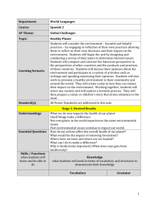 Environment UbD - lterrillfortbendisd