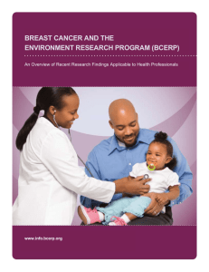 Monograph - Wisconsin Breast Cancer and the Environment