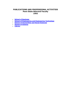 Word Document - Penn State Behrend