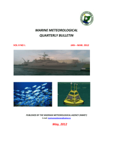 Buletin 1st Qtr 2012 - Nigerian Meteorological Agency
