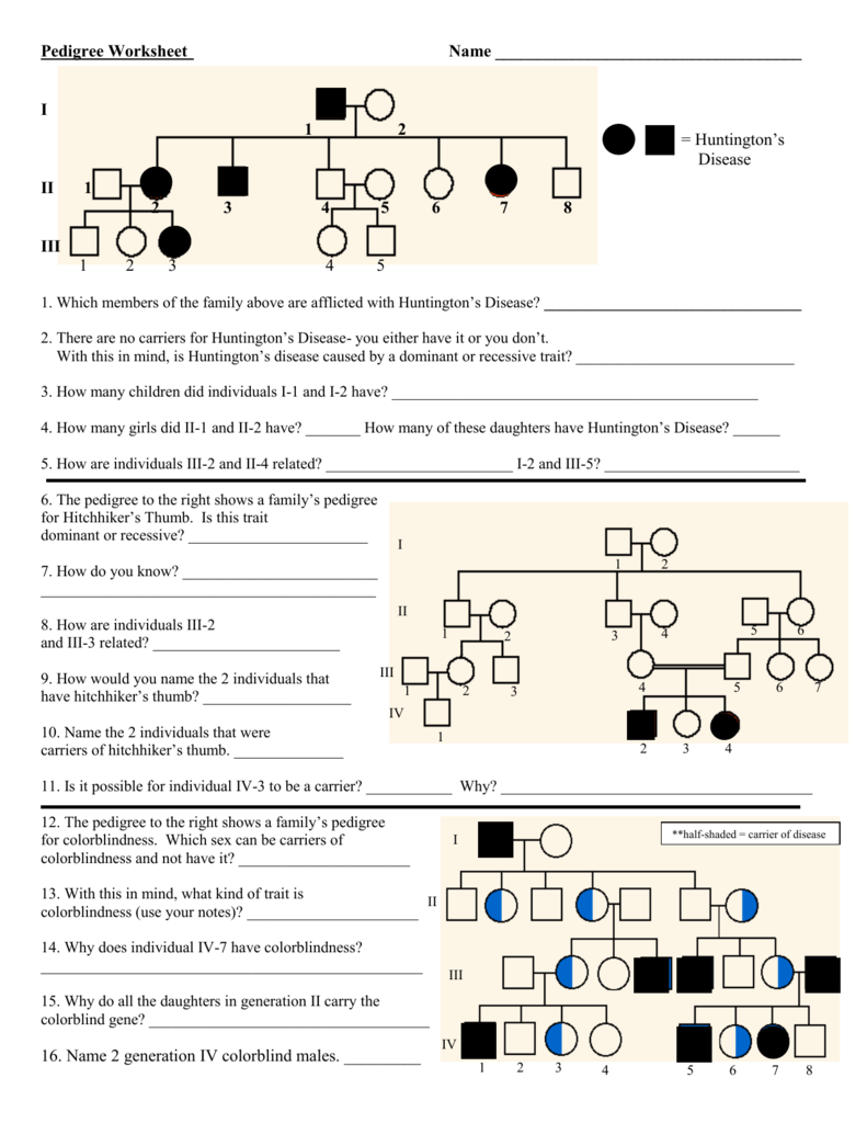 answer-key-pedigree-worksheet-pdf-pedigree-worksheet-genotype-dominance-genetics
