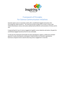 National Framework of Principles