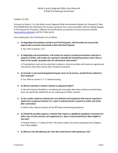 Clarification Document 1 - Berks County Intermediate Unit