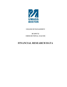 Financial Research Data