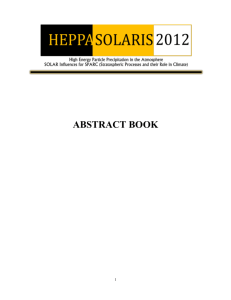 Abstract Book - Atmospheric Chemistry Observations & Modeling