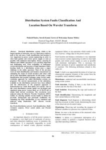 III. Wavelet Transform