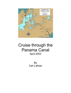 Cruise through the Panama Canal April 2003
