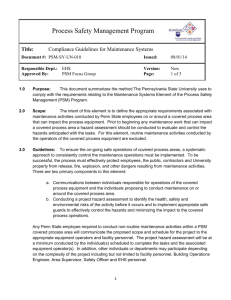 Title - Environmental Health and Safety