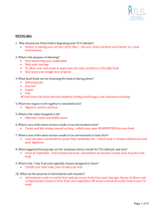 13. Detox Q&A Answer Sheet