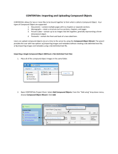 CONTENTdm: Importing and Uploading Multiple Compound Objects