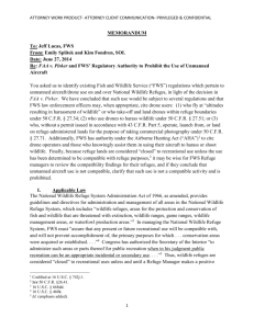Unmanned Aircraft Memo to FWS 6-27 FINAL
