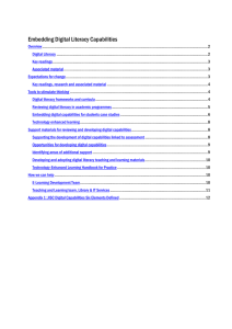 Embedding Digital Literacy Capabilities (MS