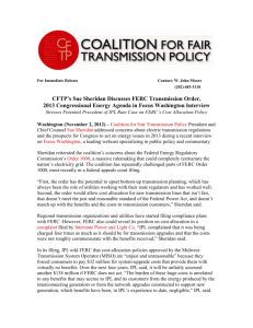 Coalition for Fair Transmission Policy Launched