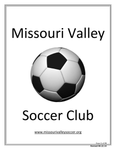 Missouri Valley Soccer Club Registration