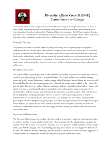 Commitment for Change - Diversity Affairs Council