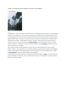 Chapter 11 Dealing with Extreme Weather: Hurricanes in the