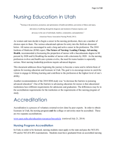 Nursing Program Accreditation