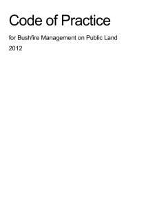 Code of practice for bushfire management on public land [MS Word