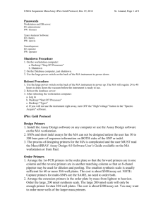 USDA-KSU Sequenom iPLEXGold Protocol