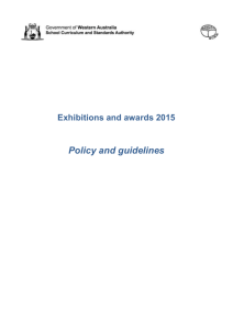 Exhibitions and awards 2015 - School Curriculum and Standards