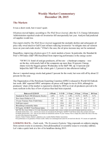 Weekly Market Commentary December 28, 2015