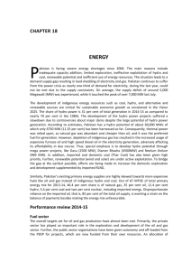 Energy - Ministry Of Planning, Development & Reforms