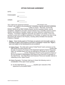 Form Book Purchase Agreement