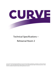 Curve Rehearsal Room 2 Technical Specification 2015 PDF