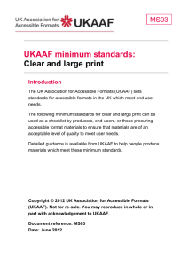 MS03 UKAAF Minimum standards Clear and large print – DOCX
