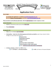 South TX Doctoral Bridge Application form_REVISED_7-8-2014
